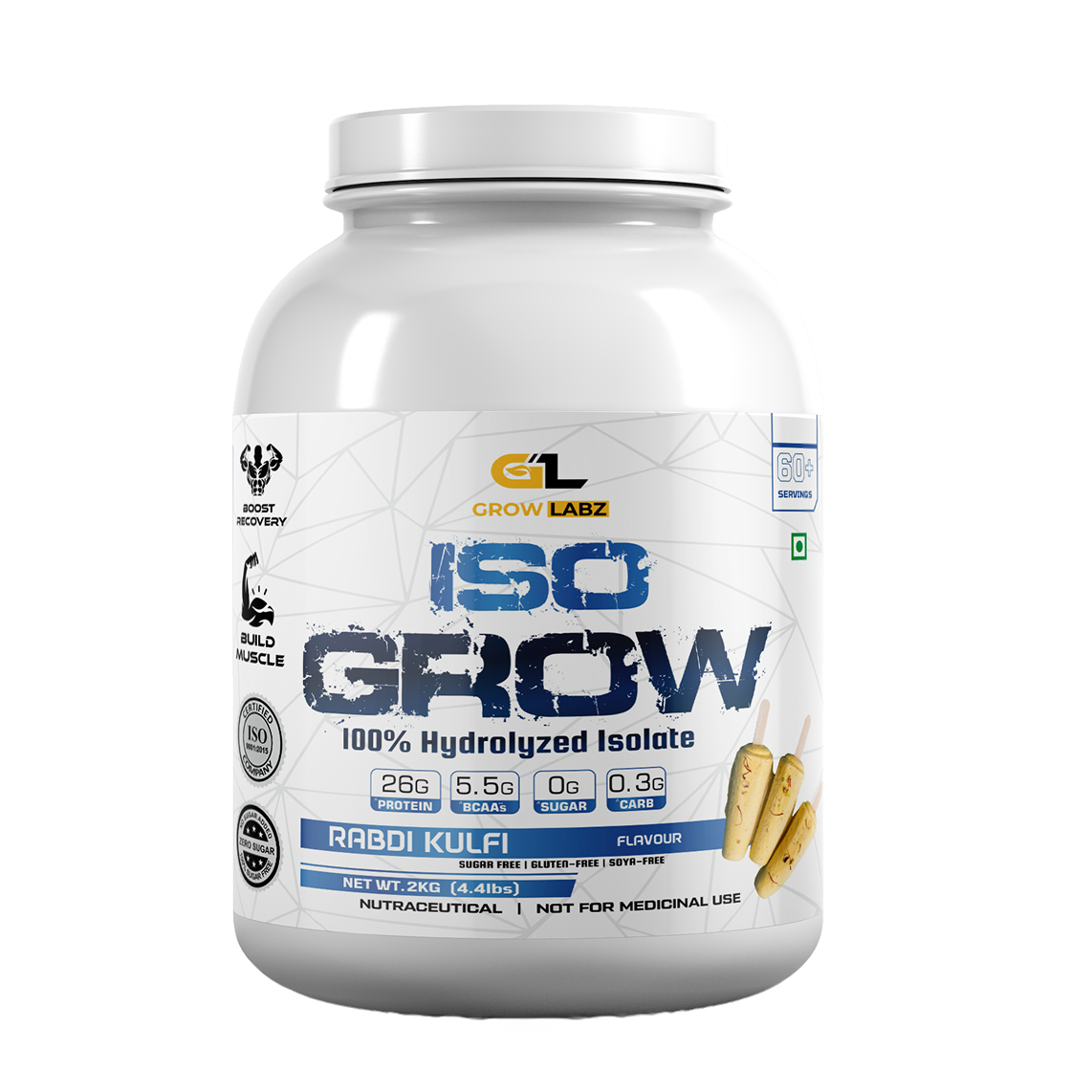 Growlabz ISO Grow Whey Protein 100% Isolate