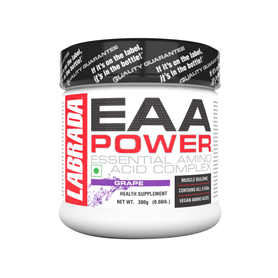 Labrada EAA Power supplement container on a white background