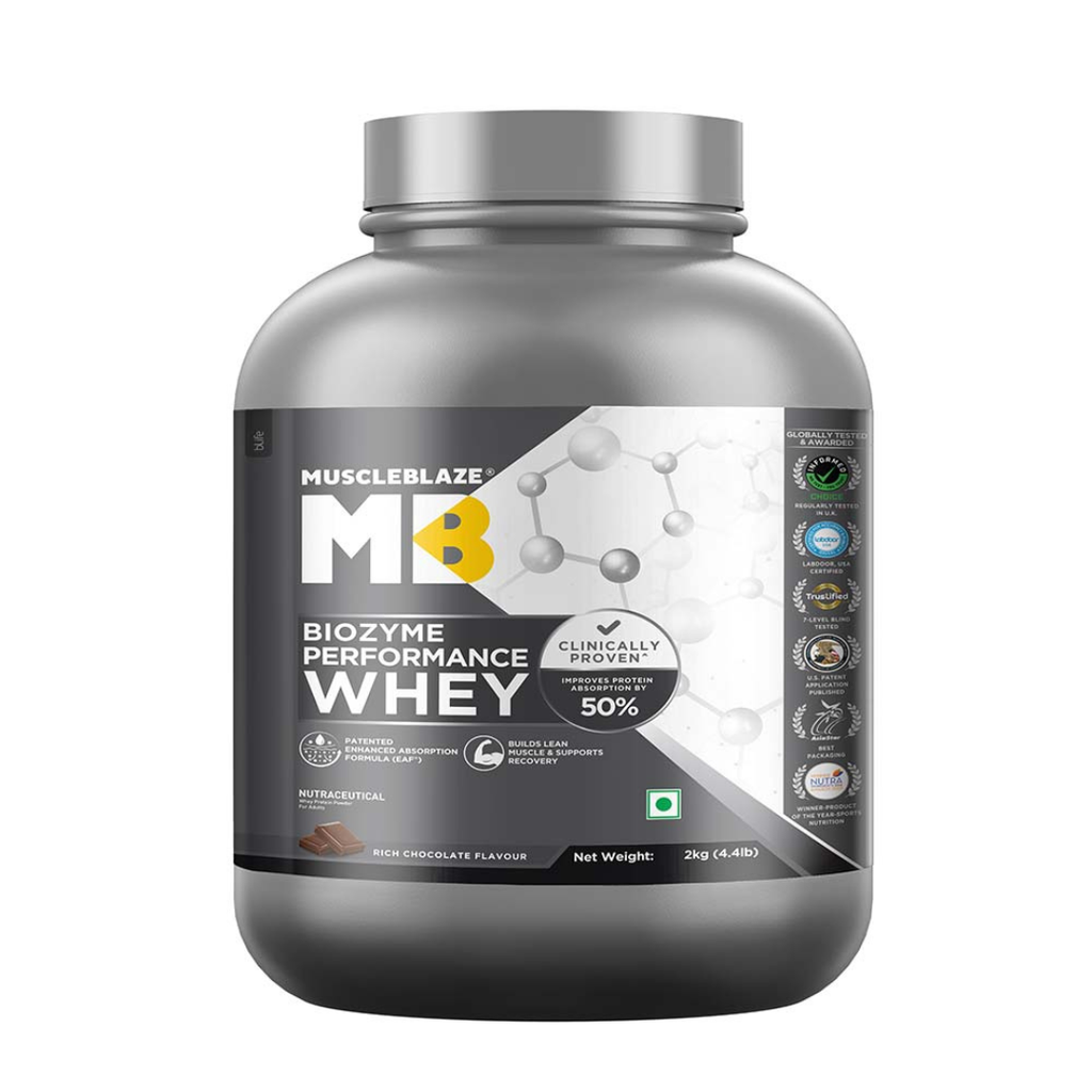 (MB) MuscleBlaze Biozyme Performance Whey | Fitfuel Nutrition