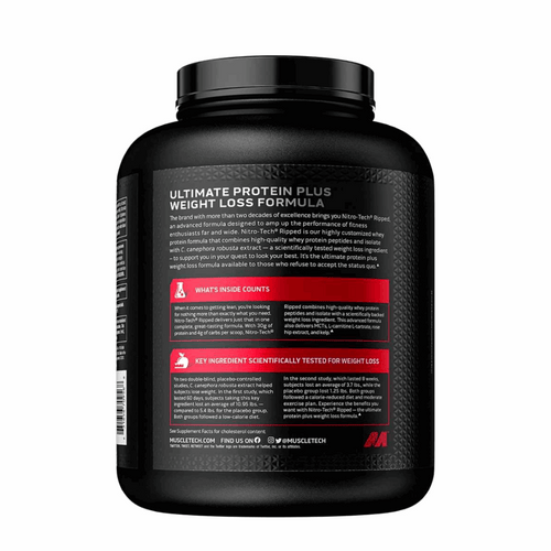 MuscleTech Nitrotech Ripped Whey Protein 4Lb secondary image