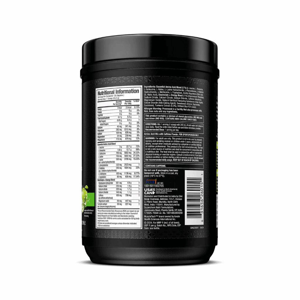 Muscletech EAA+ Energy | Fitfuel Nutrition