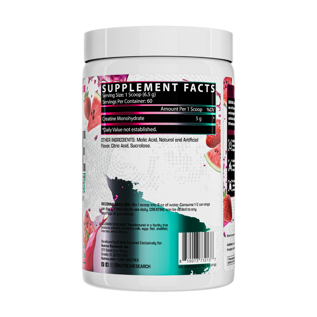 Supplement container with 'Supplement Facts' label on a white background