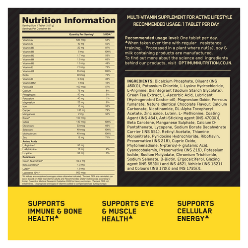 (ON) Optimum Nutrition Multivitamin for MEN secondary image