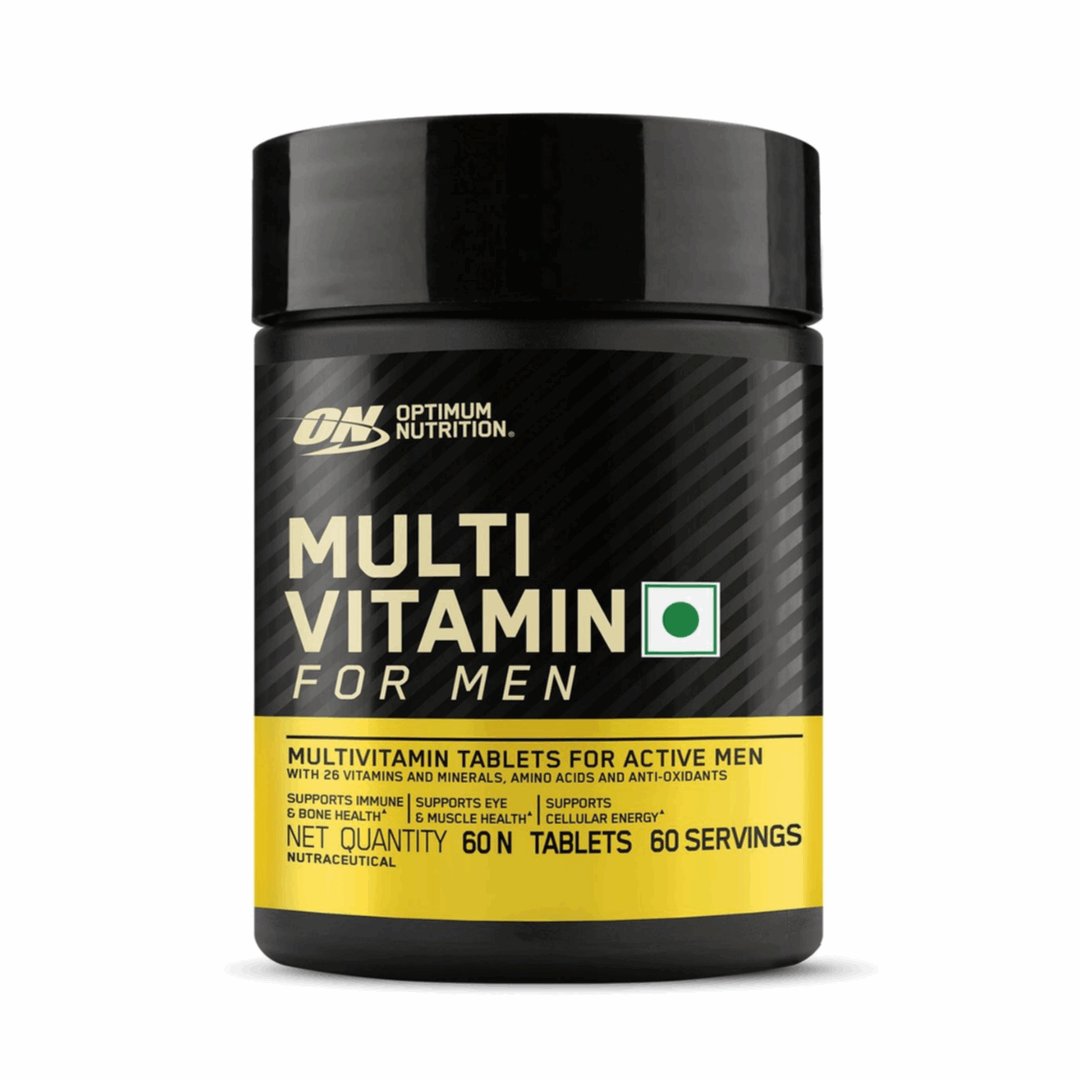Optimum Nutrition Multi Vitamin for Men supplement container on a white background