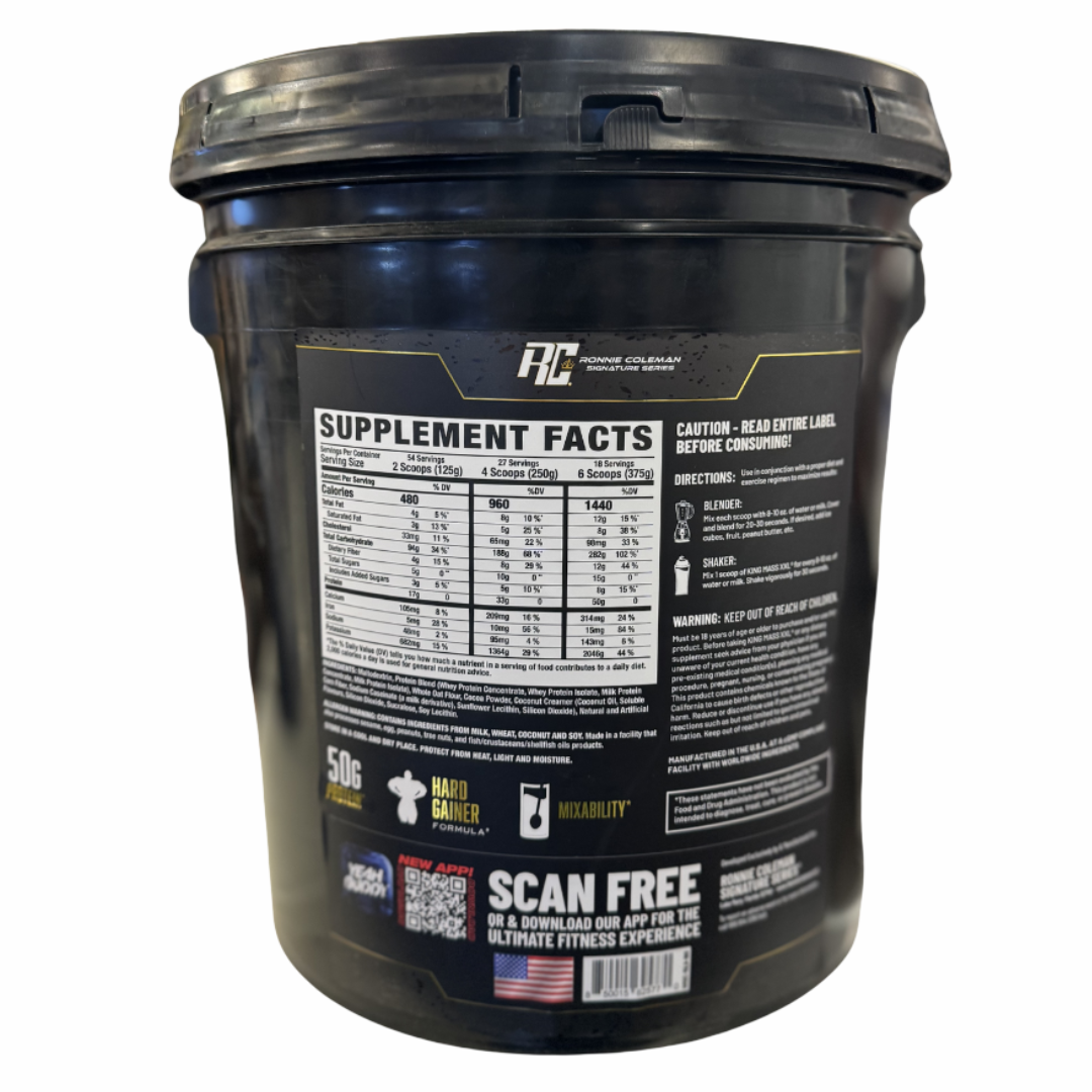 Black supplement container with label showing 'Supplement Facts' and other text on a white background