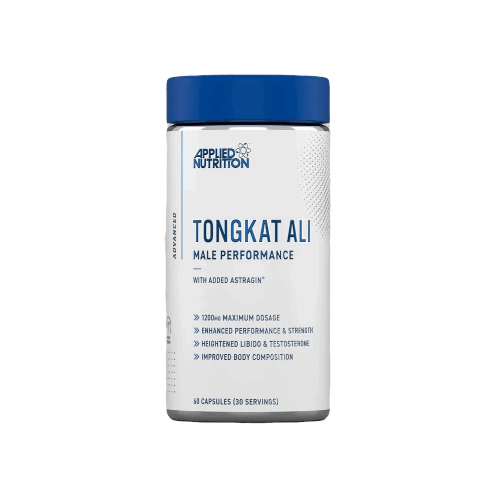 Applied Nutrition Tongkat Ali supplement container on a white background