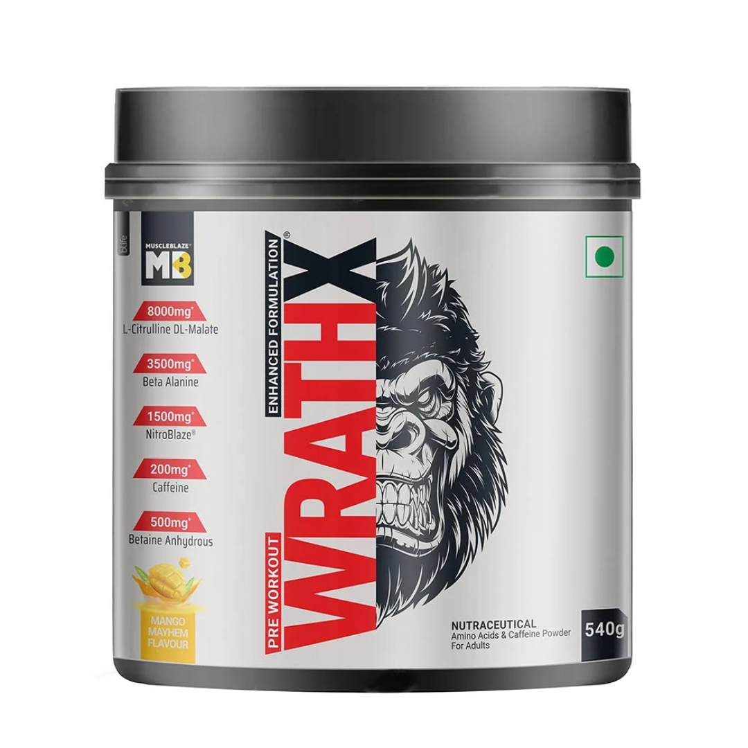 (MB) MuscleBlaze Pre Workout WrathX