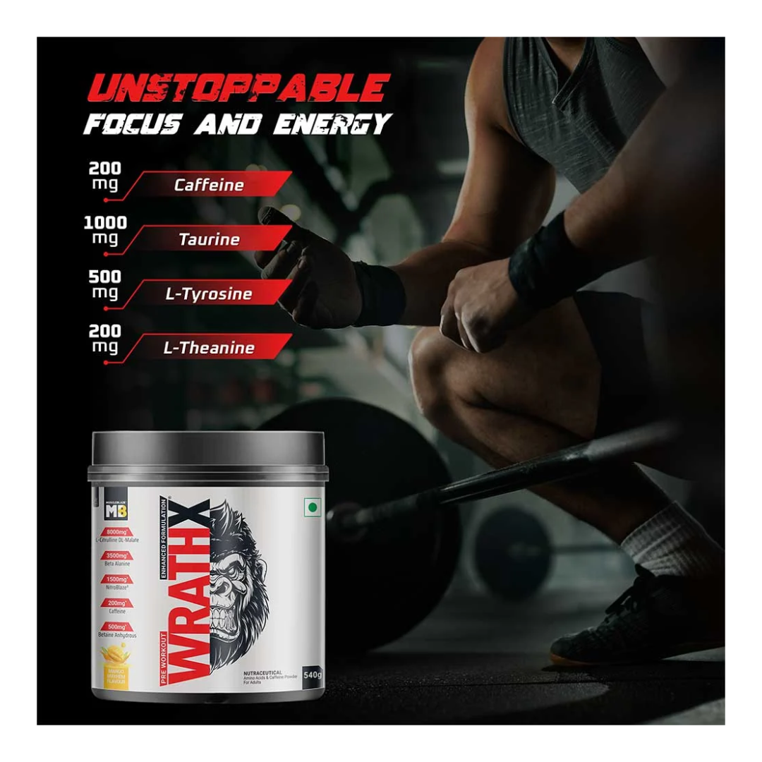 (MB) MuscleBlaze Pre Workout WrathX