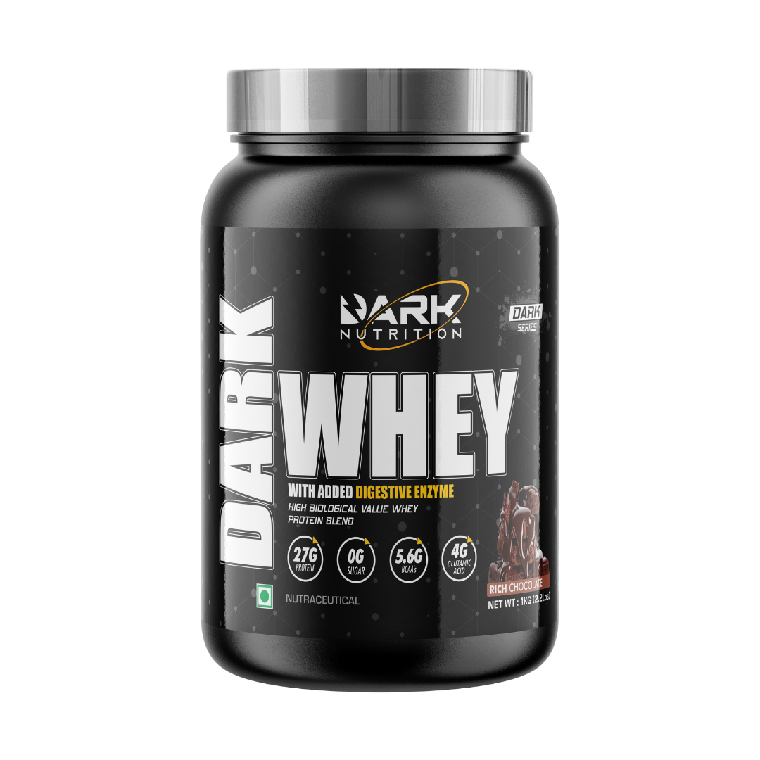 Dark Nutrition Dark Whey Protein | 27G Protein |
