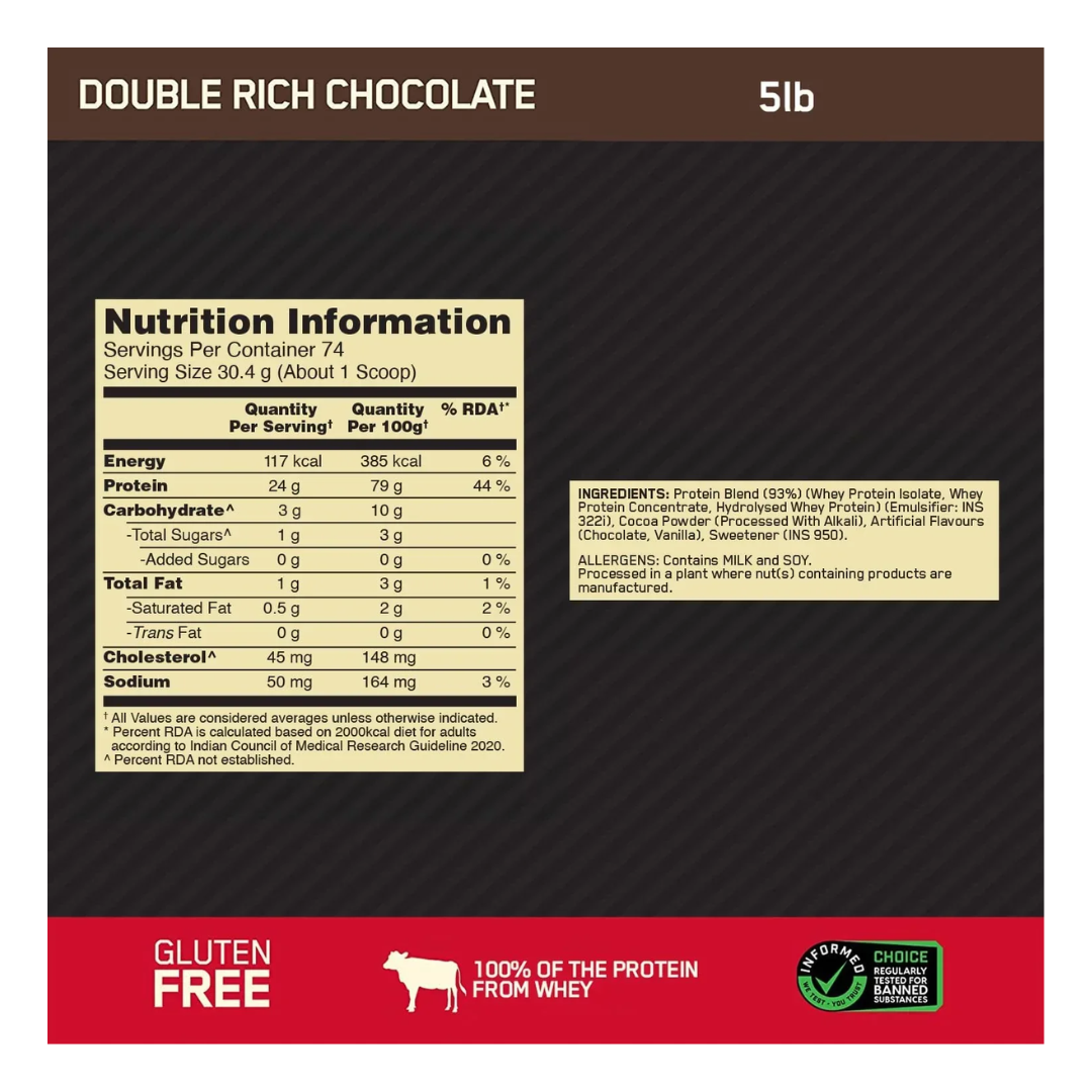 ON (Optimum Nutrition) Gold Standard 100% Whey Protein