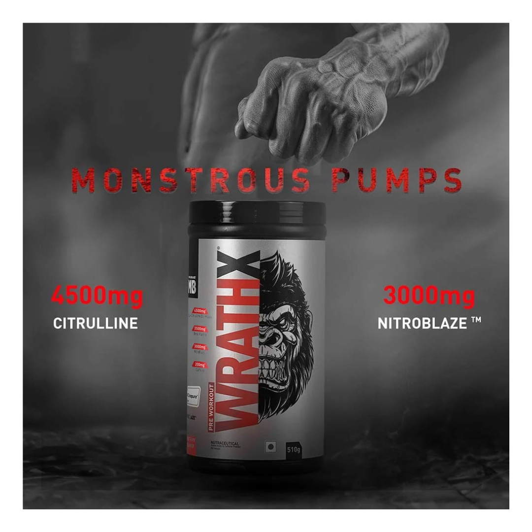 (MB) MuscleBlaze Pre Workout WrathX