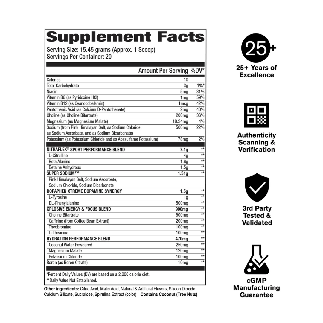 Gat Nitraflex Extreme Sport Pre-Workout