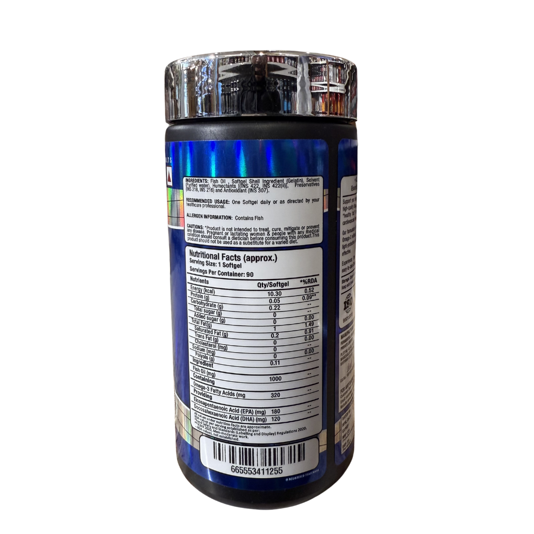 Allmax Omega-3 Fatty Acids Supplement