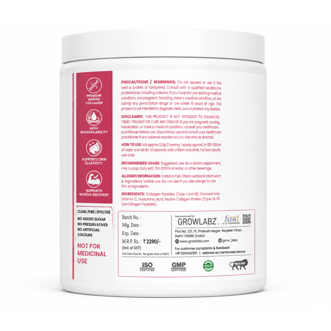 Growlabz Marine Collagen (Highest Quality)