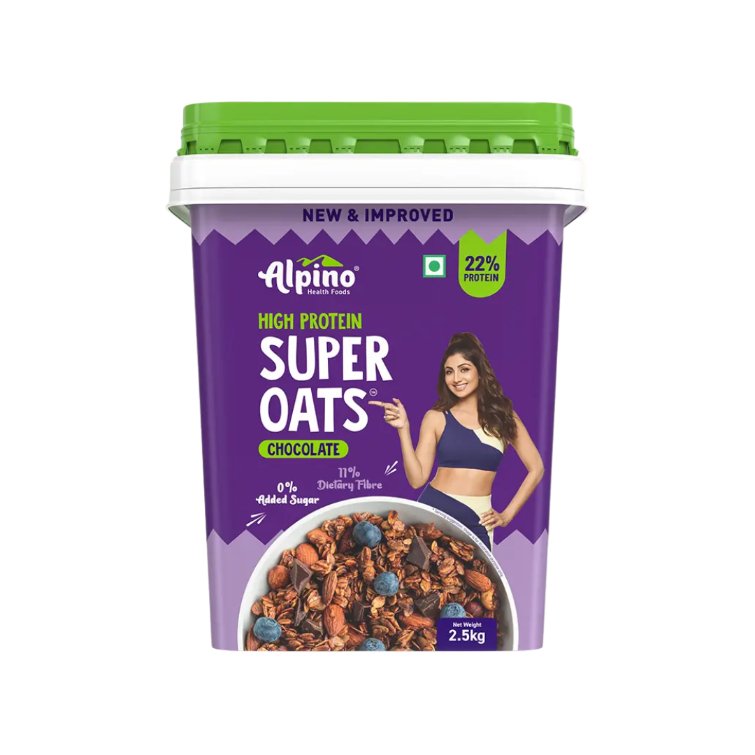 Alpino High Protein Super Rolled Oats Chocolate