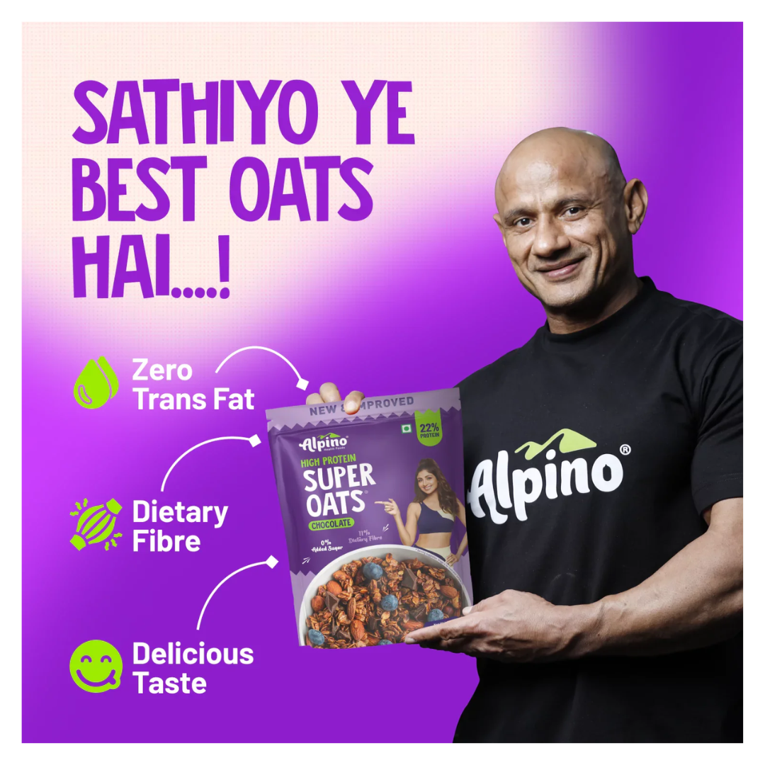 Alpino High Protein Super Rolled Oats Chocolate