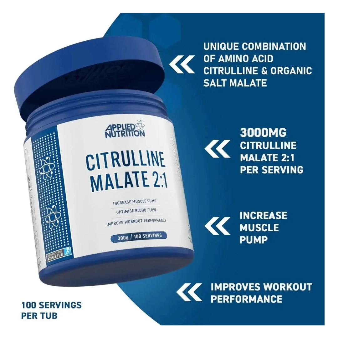 Applied Nutrition Citrulline Malate - Premium Performance Amino Acid