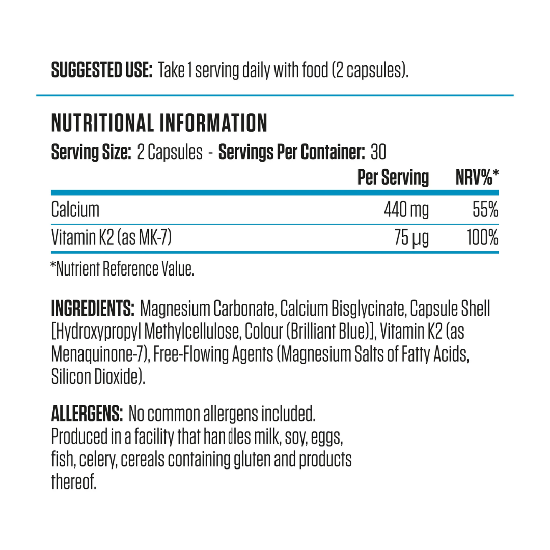 Applied Nutrition Calcium & Vitamin K2