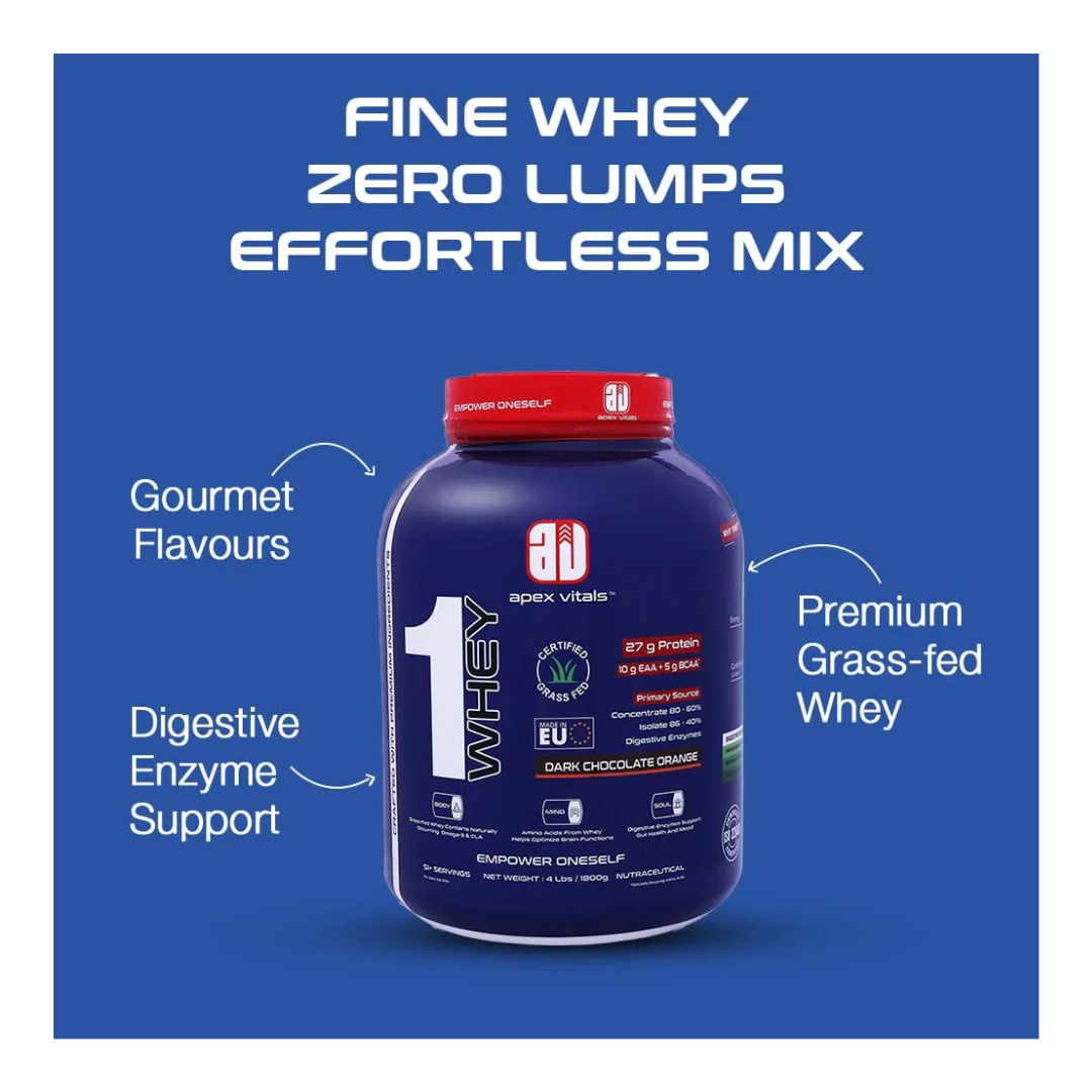 Apex Vitals 1 Whey – Grass-Fed 1 Whey Protein