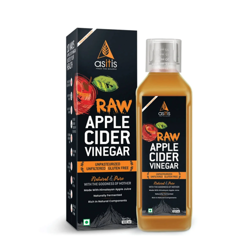 AS-IT-IS Raw Apple Cider Vinegar With Mother : Unfiltered & Undiluted