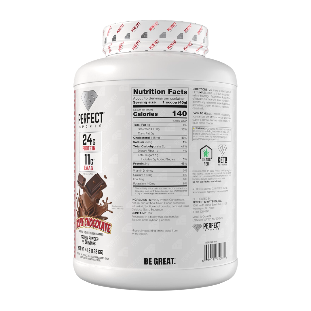 Perfect Sports Diesel ULTRA FUEL Grass-Fed Whey Protein