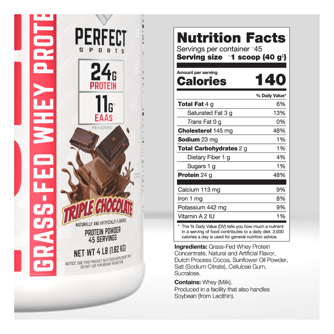 Perfect Sports Diesel ULTRA FUEL Grass-Fed Whey Protein