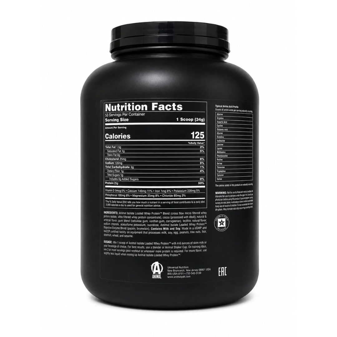 Universal Nutrition Animal Whey Isolate Protein Powder