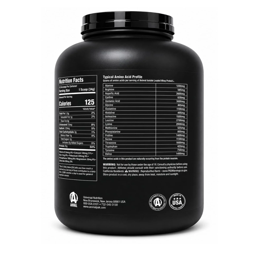 Universal Nutrition Animal Whey Isolate Protein Powder