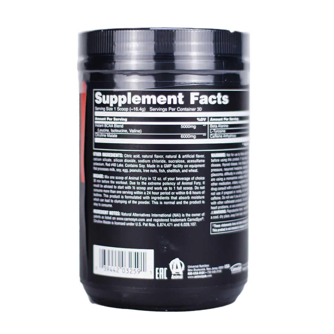 Universal Nutrition Animal Fury Pre-Workout