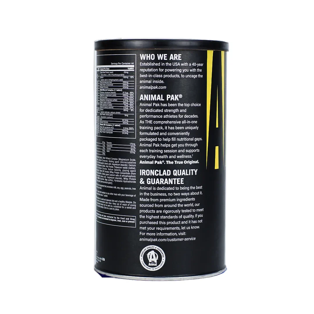Universal Nutrition Animal Pak, 44 Packets