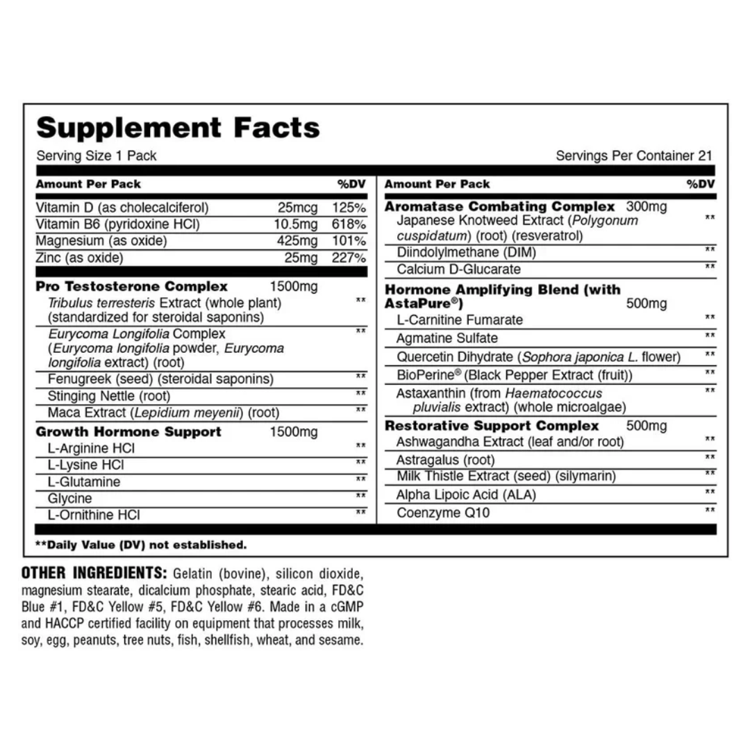 Universal Nutrition Animal Stak, 21 Packets