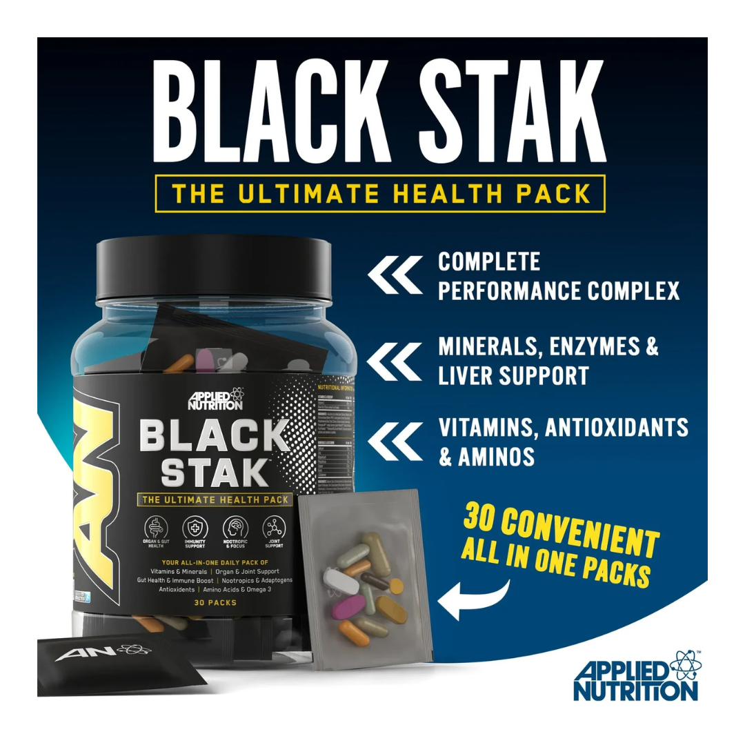 Applied Nutrition Black Stak - The Ultimate Health Pack