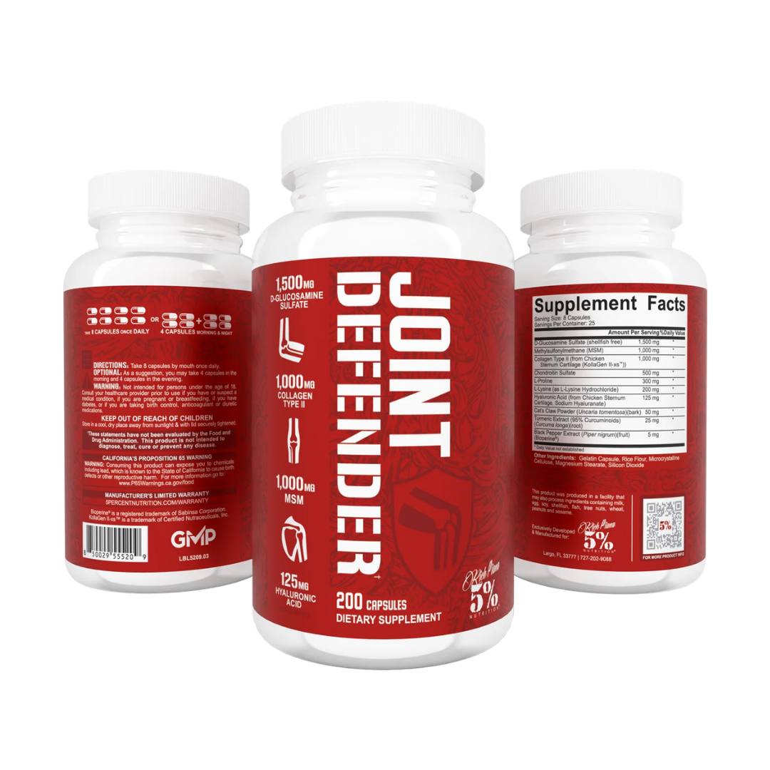 5% Nutrition Rich Piana Joint Defender Maximum Joint Support