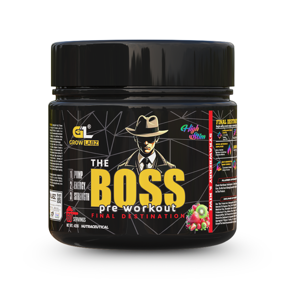 GrowLabz The BOSS Pre-workout | Final Destination – 60 Servings